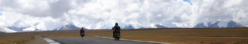 The Himalaya provides a backdrop 